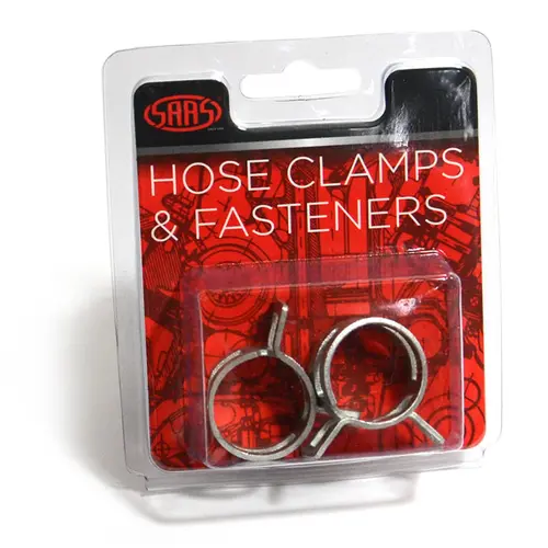 Hose Clamps Spring Size 19 these suit 19mm (3/4") hose Pack of 2