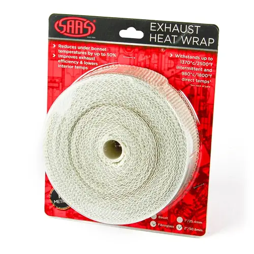 Exhaust Wrap Fibreglass 50mm (2in) x 15m