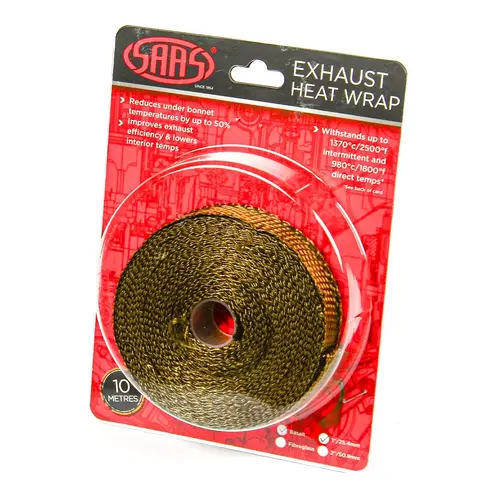 Exhaust Wrap Basalt Titanium 25mm (1in) x 10m