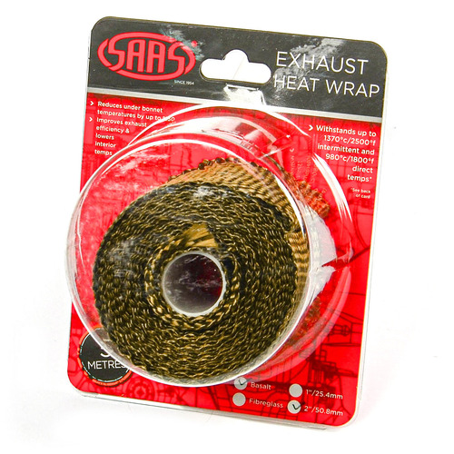 Exhaust Wrap Basalt Titanium 50mm (2in) x 5m