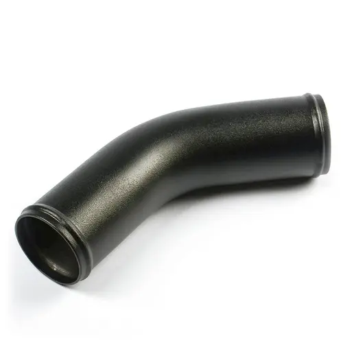 Pipe 57mm Ø x 45 Deg Aluminium Black Powder Coat