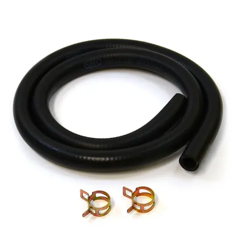 Oil Resistant Hose 10mm (3/8) 1M + 2 Clamps