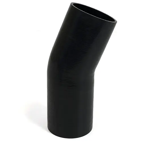 23Deg 4 Ply Silicone Hose 89mm x 89mm Black