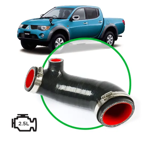 Mitsubishi Triton 2.5L MN 4x4 Silicone Airbox to Turbo Intake Pipe