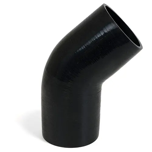 45Deg 4 Ply Silicone Hose 102mm x 102mm Black