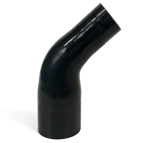 45Deg 4 Ply Silicone Reducer 51mm x 76mm Black