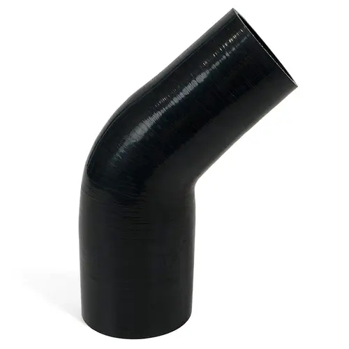 45Deg 4 Ply Silicone Reducer 63mm x 76mm Black