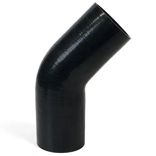 45Deg 4 Ply Silicone Hose 76mm x 76mm Black