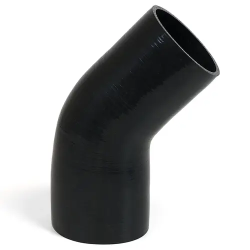 45Deg 4 Ply Silicone Reducer 89mm x 102mm Black