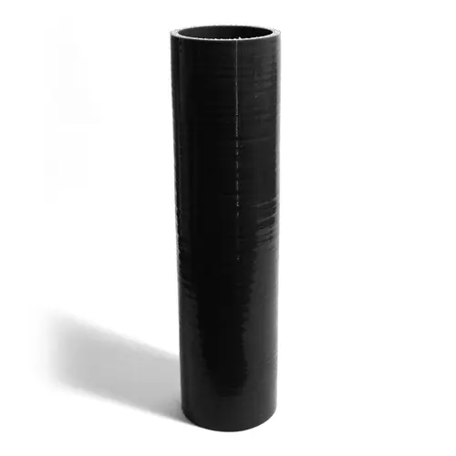 Straight 4 Ply Silicone Hose 51mm x 51mm x 254mm Black