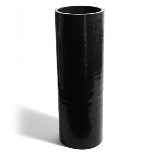 Straight 4 Ply Silicone Hose 70mm x 70mm x 254mm Black