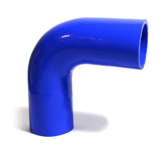 90Deg 4 Ply Silicone Hose 57mm x 57mm Blue