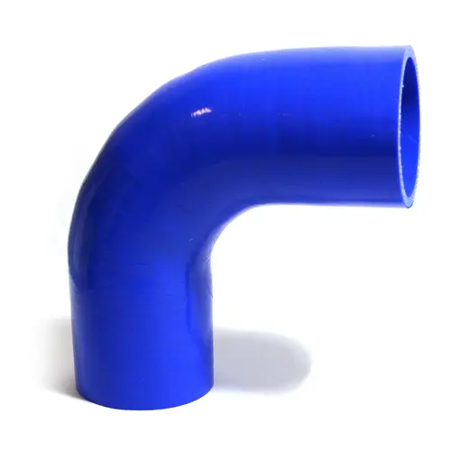 90Deg 4 Ply Silicone Hose 63mm x 63mm Blue