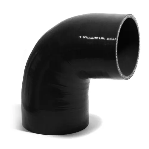 90Deg 4 Ply Silicone Reducer 76mm x 102mm Black