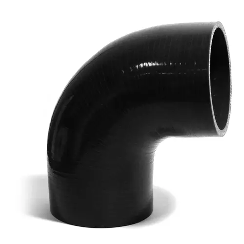 90Deg 4 Ply Silicone Hose 89mm x 89mm Black