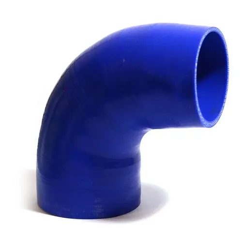 90Deg 4 Ply Silicone Reducer 89mm x 95mm Blue