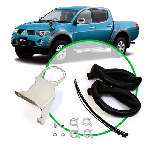 Oil Catch Tank Install Kit Mitsubishi Triton ML MN 2.5L 2006 - 2015