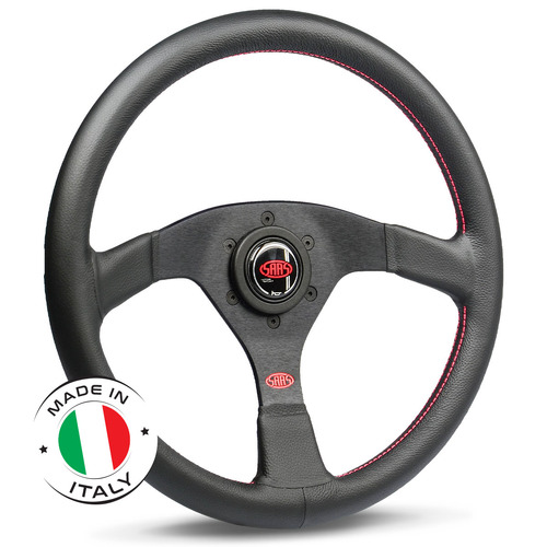 Steering Wheel Leather Sprint 14" / 350mm Rounded Grip