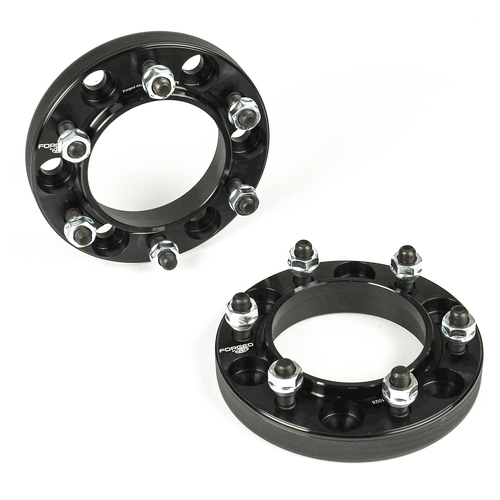 Wheel Spacers Forged HubCentric 6x139.7 PCD 110 Bore 25mm Thick